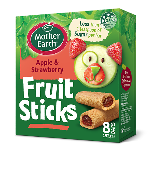 Apple And Strawberry Fruit Sticks